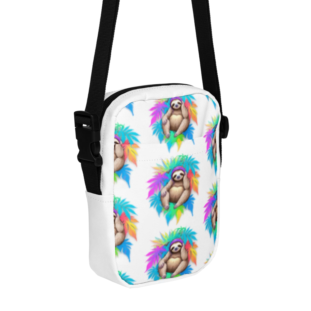 chilling Sloth Crossbody Bag